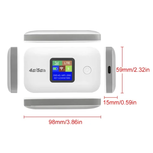 4G Mobile WIFI Router with 150Mbps Speed, Portable Design, Ideal for Home Users - Image 5