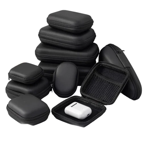 Portable Hard Shell Storage Bag with Multiple Compartments for Digital Gadgets - Image 5