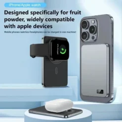 Slim Magnetic Wireless Power Bank - 10,000mAh Capacity with 20W Fast Charging for Mobile Phones