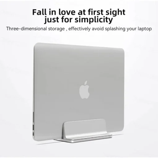 Aluminum Foldable Laptop Stand with Ergonomic Design for 13-17 Inch MacBook and PCs - Image 2