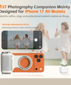 Alternative view of COMITOK Magnetic Phone Camera Hand Grip Smart Holder with Remote Control for Iphone & Android Shooting Aid Accessory