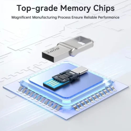 Alternative view of Sony 2TB USB Type-C Flash Drive - High-Speed Metal Pen Drive for Phones