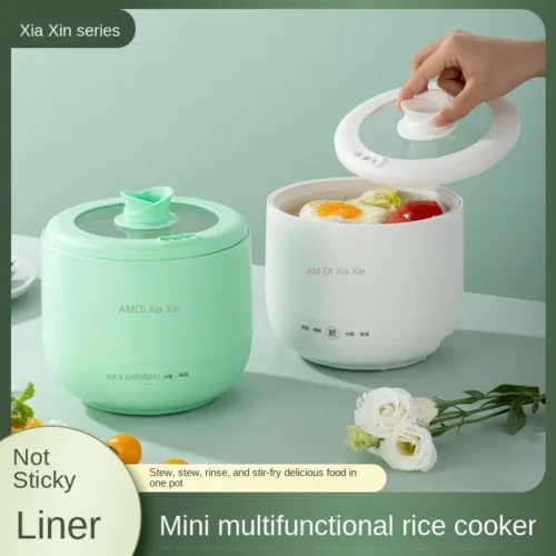 Alternative view of Compact 1-2 Person Non-Stick Electric Rice Cooker