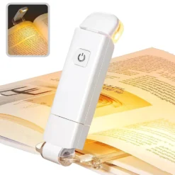 LED Clip Light with Adjustable Brightness and Eye Protection for Portable Night Reading