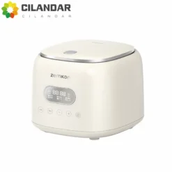 ZEMKON Electric Rice Cooker 2.5L Stainless Steel Design for 3-4 People