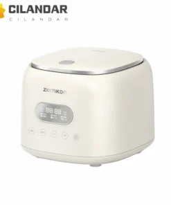 ZEMKON 2.5L Electric Rice Cooker - Stainless Steel, Suitable for 3-4 People
