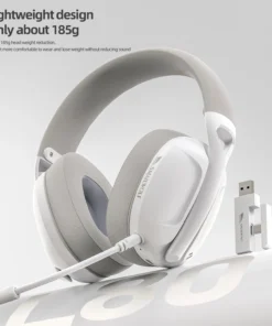 SmailWolf-L80 Bluetooth wireless three-mode headphones headset lightweight headset 2.4G gaming headsets sports bass