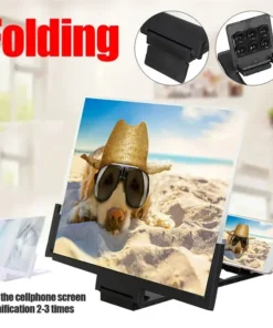 Alternative view of 12/14in Mobile Phone Screen Amplifier 3D Magnifying Glass Stand Magnifier HD Video Amplifier Phone Stand Enlarged Screen Bracket
