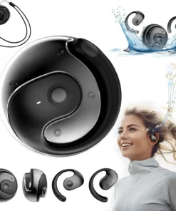 Alternative view of OWS Wireless Headphones Bluetooth Headset with Mics HiFi Stereo Sound Earphones Smart Touch Sports Waterproof Earbuds for phone