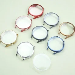 Silicone TPU Bumper Case with Screen Protection for Samsung Galaxy Watch 4 5 6 7 40mm 44mm