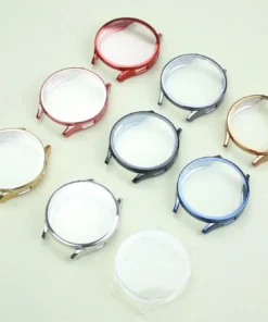 Case for Samsung Galaxy Watch 4 5 6 7 40mm 44mm Protector Cover Coverage Silicone TPU Bumper Screen Protection Full Accessories