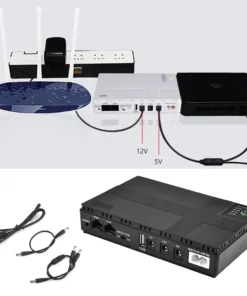 Mini UPS Uninterrupted Power Supply 8800mAh Lithium-ion Backup Battery for Wireless Router