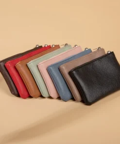Fashion Women Small Wallet For Ladies Zipper Card Purse Key Storage Bag High Quality PU Short Wallet Female
