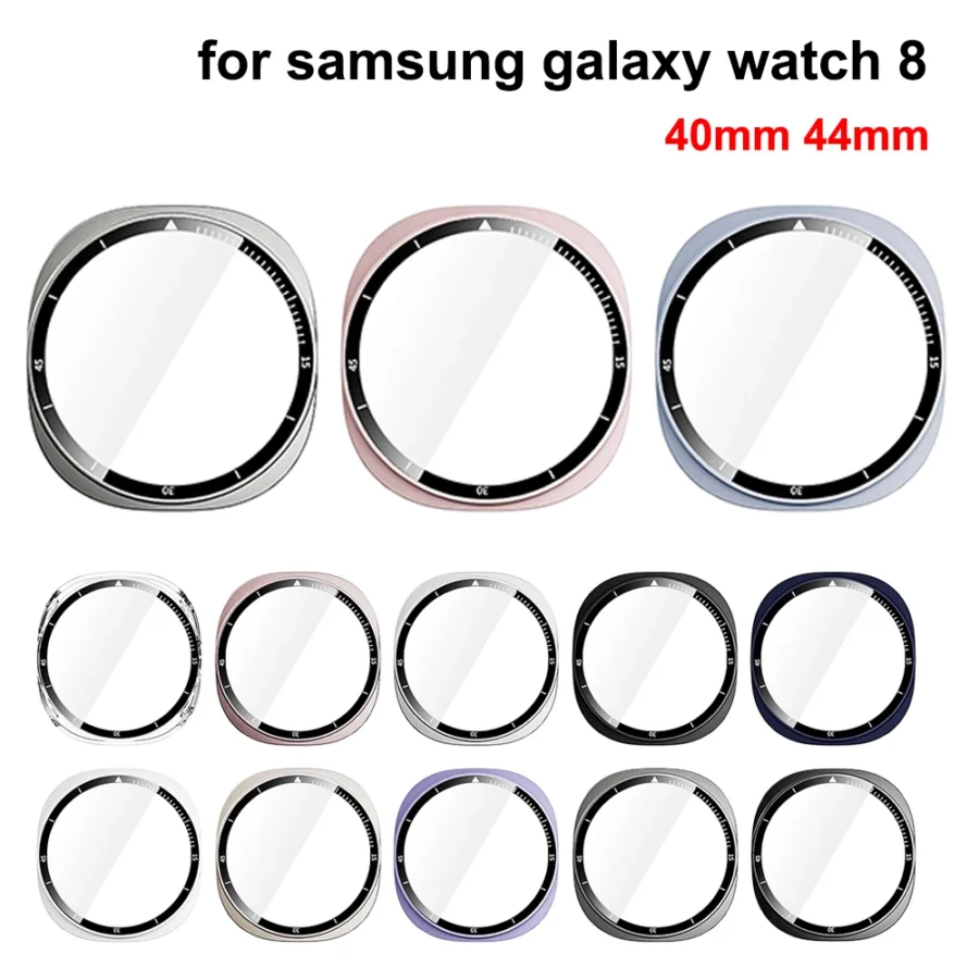 Tempered Glass+ PC Cover for Samsung Galaxy Watch 8 44mm 40mm All Coverage Protective Bumper Case for Galaxy Watch 8 Accessories - Image 7