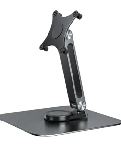 Alternative view of Portable monitor stand aluminum alloy desktop 360 ° rotation, VESA 75x75 suitable for M4 screws 5KG load capacity ultra stable