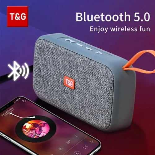 TG506 Portable Mini Bluetooth Wireless Soundbar - Waterproof HIFI Loudspeaker with TF Card & FM Radio Support