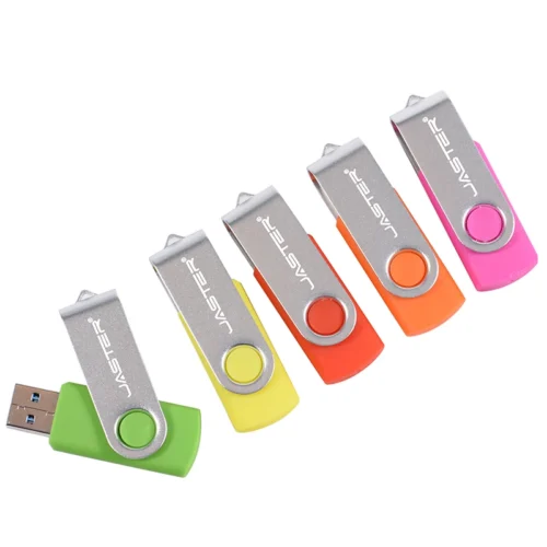 Alternative view of JASTER 128GB Rotating Colorful USB 2.0 Flash Drive