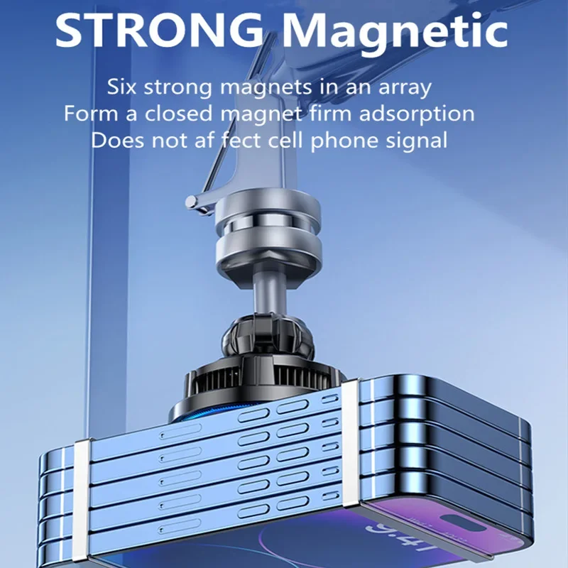 Magnetic Wireless Car Charger, 15W Fast Charging Station for iPhone - ICooling - Image 6