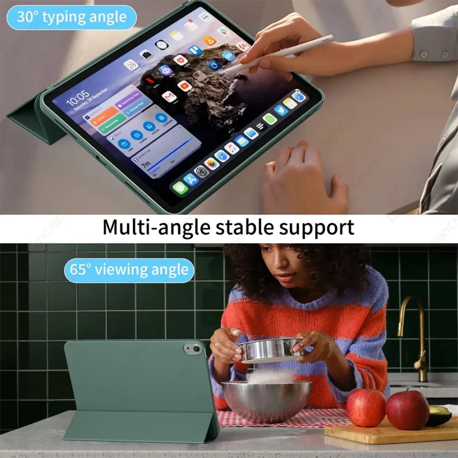 Silicone Case For iPad 10th 10.9 A16 11, Air 10.9 11 M2 M3, 10.2 7/8/9th 9.7 5/6th, mini 5 6 7, Pro 11 M4, Protective Cover - Image 4