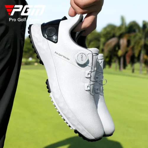 Alternative view of PGM XZ358 Golf Shoes Men's Sports Shoes Comfortable Cushioning Buckle Waterproof Anti Slip Golf Height Boosting Shoes