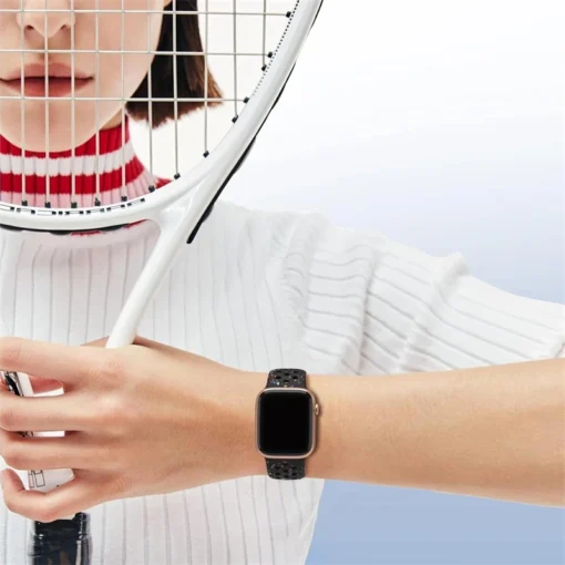 Sport Strap for Apple Watch - Flexible and Comfortable Design - Compatible with Multiple Sizes - Image 3