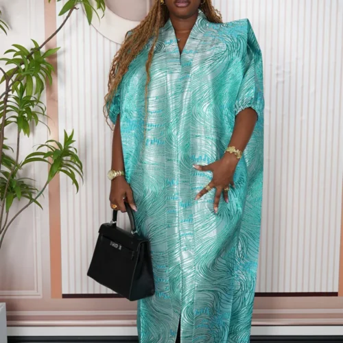 Alternative view of Traditional African Maxi Dress for Women - Dashiki Ankara Gown