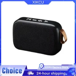 Compact Mini Fabric Bluetooth 5.0 Speaker with FM Radio and TF Card Support