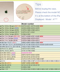 Alternative view of For iPad A16 11th 2025 6th 5th Gen 9.7 inch IPad Air 1 2 Case for IPad Pro 9.7 2016 2017 2018 ipad Air 5 Air 4 2022 10th 10.9