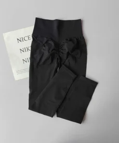 Peach High Waist Fitness Leggings - Quick Drying, Breathable, Buttock Lifting Yoga Pants