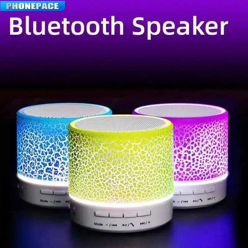 Portable Mini Bluetooth Speaker with LED Light, SD Card & USB, Compatible with PC and Mobile Phones - Image 5