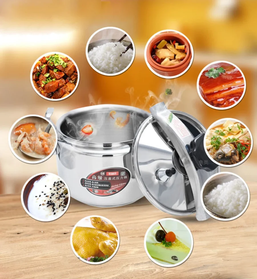 Stainless Steel 50L Commercial Pressure Cooker - Large Capacity Induction Autoclave - Image 4