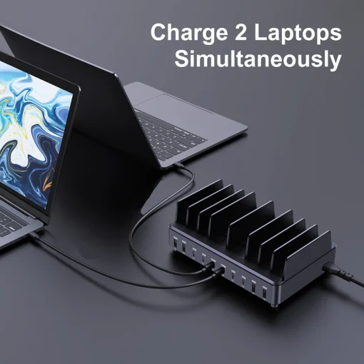 Universal 500W Multi USB C Charger with PD 100W Fast Charging for Phones, Tablets, and Laptops - Image 4