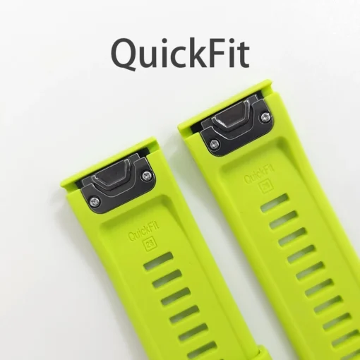 Silicone Watch Strap with QuickFit Design for Garmin Epix Gen 2, Fenix 7, 5 Plus, 6X Pro, and Enduro 2 - Image 2