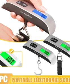 Portable Scale Digital LCD Display Electronic Scale Weight Suitcase Travel Weighs Baggage Bag 110lb/50kg Weight Balance Tool