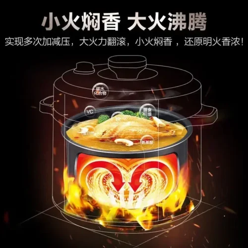 Alternative view of Supor 6L Electric Pressure Cooker - Multi-Function for 5-8 People