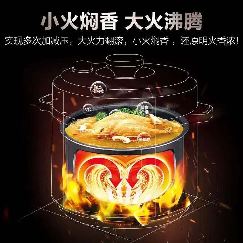 Supor 6L Electric Pressure Cooker - Multi-Function for 5-8 People - Image 2