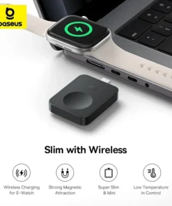 Alternative view of Baseus MagPro Magnetic Wireless Charger for E-Watch 2.5W For Apple Watch S1-S10 Series SE Series Ultra Series