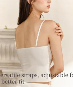 Alternative view of SUJIIN Sexy Lace Camisole Tank Tops Women 2025 Summer Sleeveless Beautiful Back Top Lady Simple Casual Tees Woman Clothing XD001