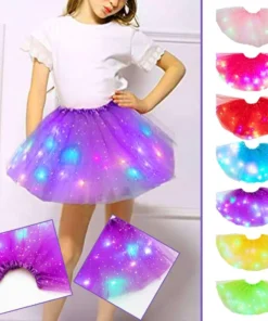 Alternative view of LED Tutu Skirt for Girls - Glowing Princess Costume for Parties and Dancing