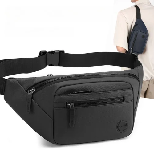 Unisex Waterproof Waist Bag Pack Male Belt Pouch Ladies Kangaroo Hip Phone Work Purse - Travel Gear for Men And Women