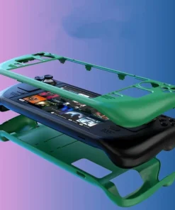 Alternative view of Protective Cover Case for Steam Deck,Controller Colorful Protective Case Hard Shell with Stand