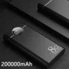 Black 200000mAh