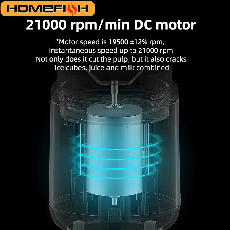 Portable 400ml Electric Juicer and Smoothie Blender - USB Rechargeable, Ideal for Fruits and Citrus - Image 5