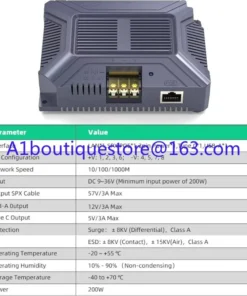 Alternative view of Starlink Gen 3 5-in-1 GigE PoE Injector 200W Starlink compatible satellite internet device with Type-C and USB output