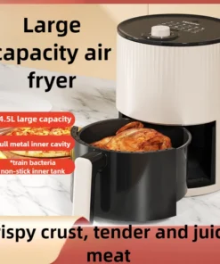 Braun 4.5L Air Fryer - Automatic All-in-One Electric Oven for Home Use