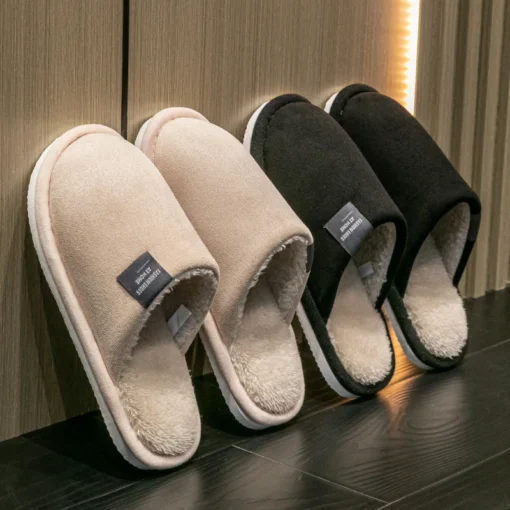 Men's Soft Non-Slip Slippers for Comfortable Indoor Wear and Relaxation - Image 4