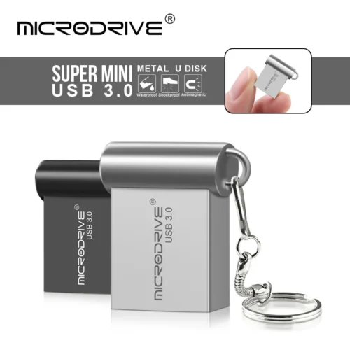 Alternative view of High-Speed USB 3.0 Flash Drive - Mini Pendrive, 128GB, 64GB, 32GB, 16GB Options