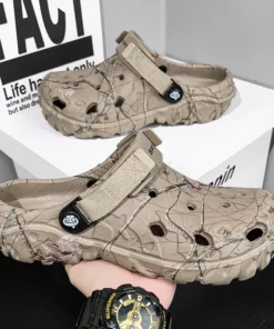 Comfortable Men's Flip Flop Sandals - Lightweight, Non-Slip Garden Shoes