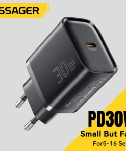 Essager 30W Mini Type C Fast Charger - PD & QC3.0 Compatible with iPhone and Samsung