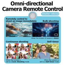 Alternative view of USB-C Wireless Shooting Grip Tripod with Remote Control for Vlogging